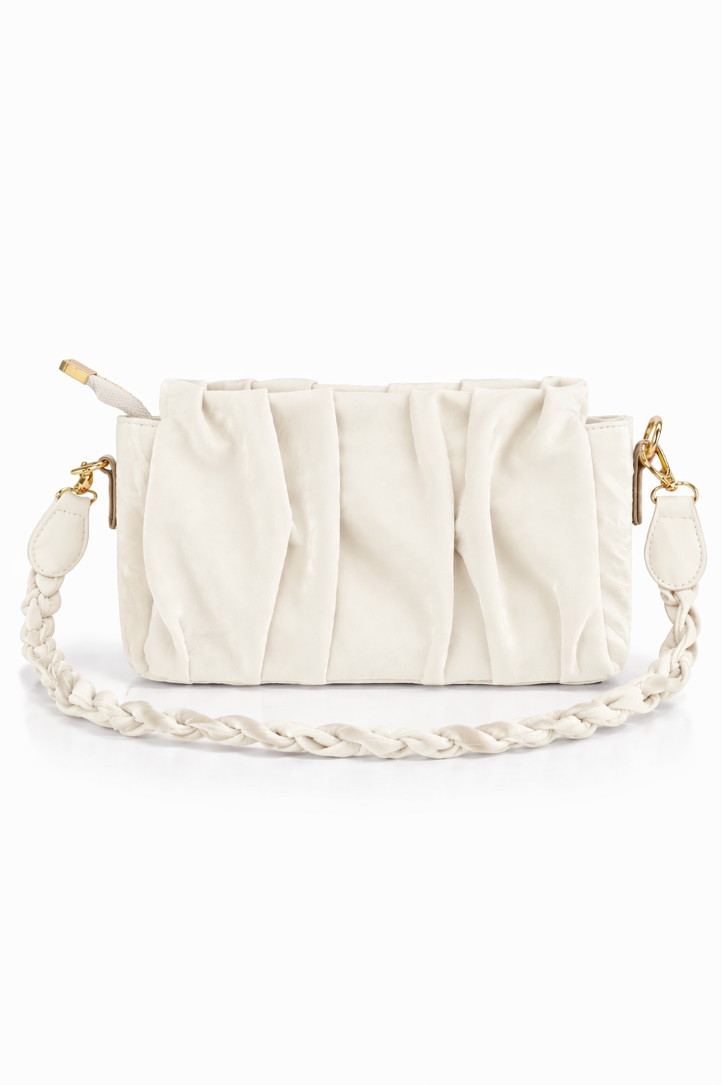 Ivory Luxe Structured Sling Bag