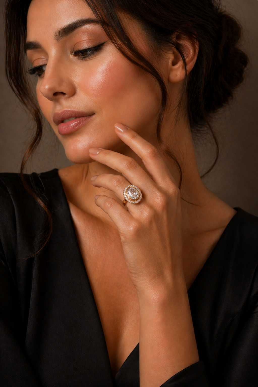 Itrani Elegant,Daily Wear Pastel Stone Statement Rings