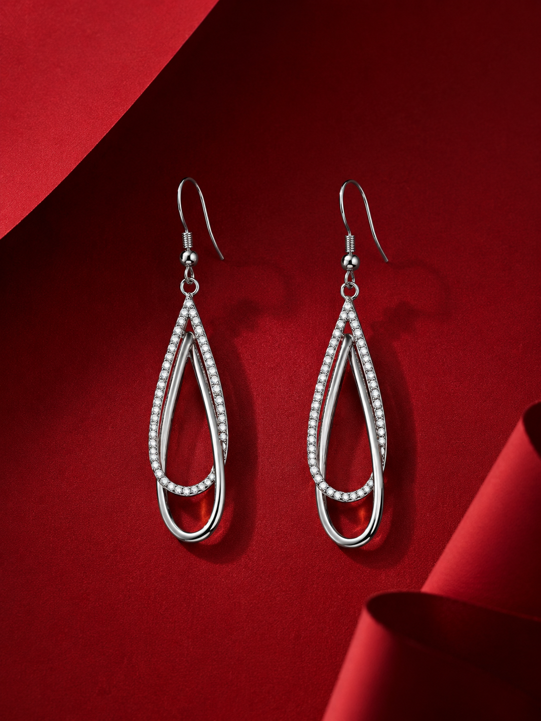 Itrani Celestial Teardrop Crystal Earrings