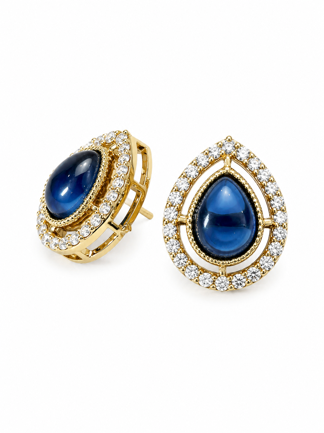 Itrani Grace Teardrop Crystal Studs