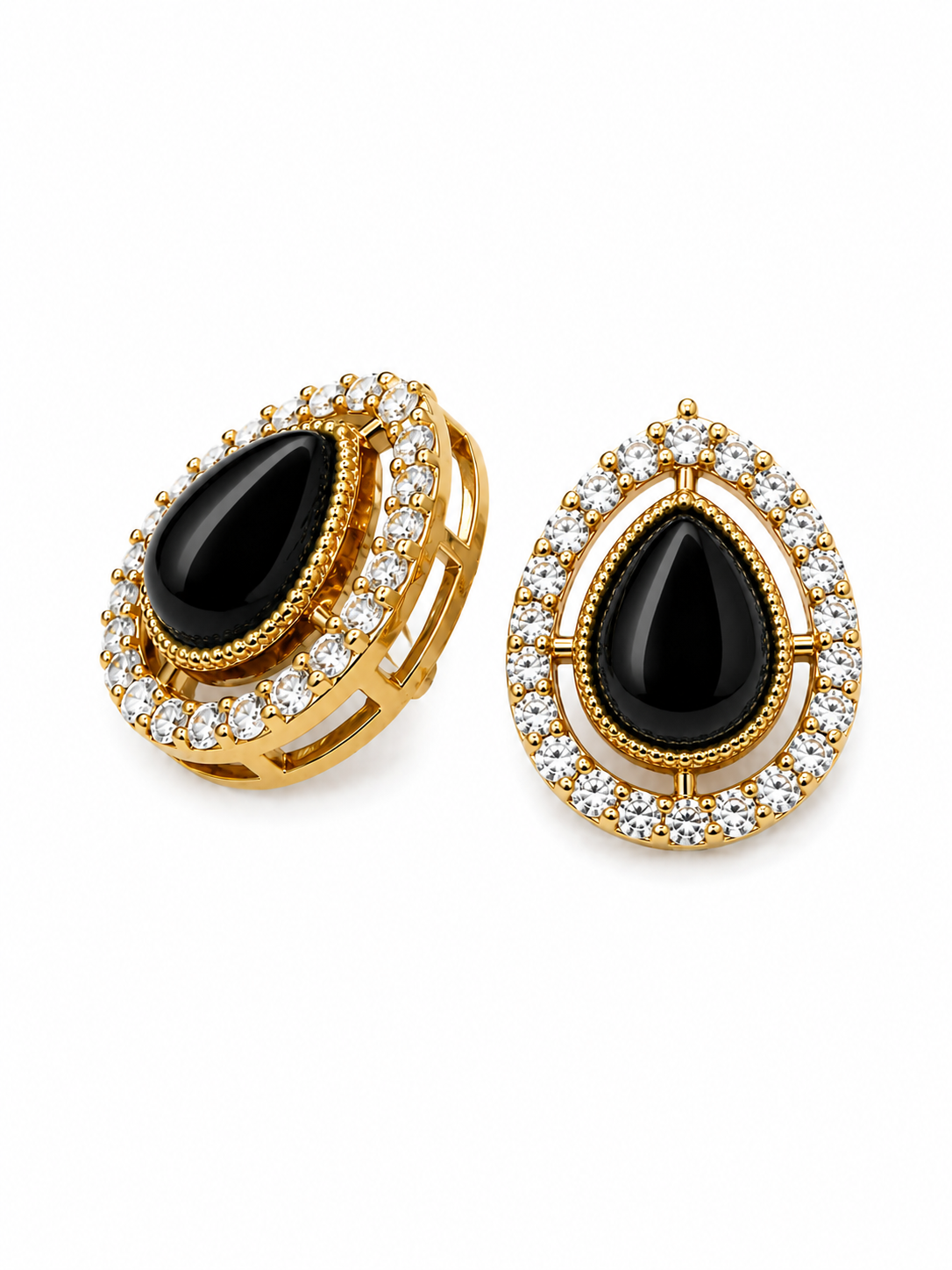 Itrani Grace Teardrop Crystal Studs