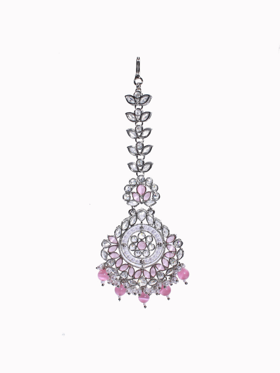 Blush Pink Royal Kundan Necklace Set