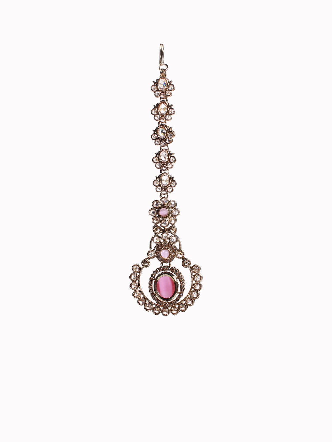 Royal Heritage Pink Kundan Necklace Set