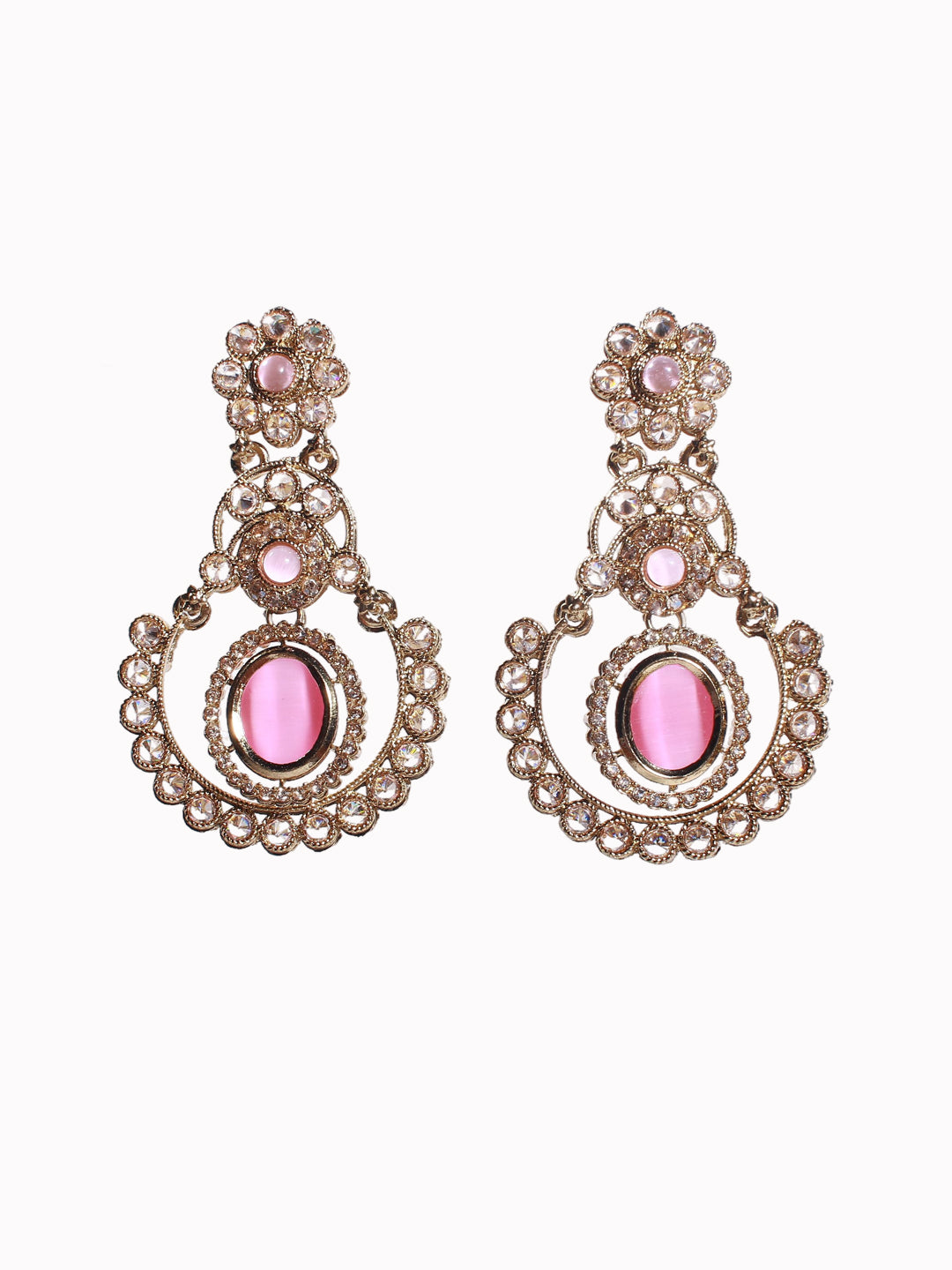 Royal Heritage Pink Kundan Necklace Set