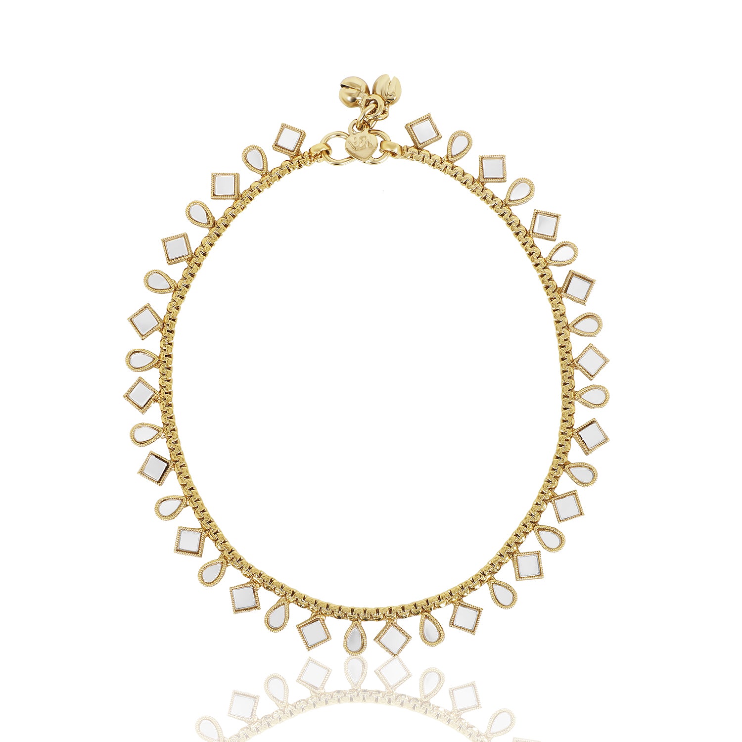 Itrani Mirror Finish Antique Payal