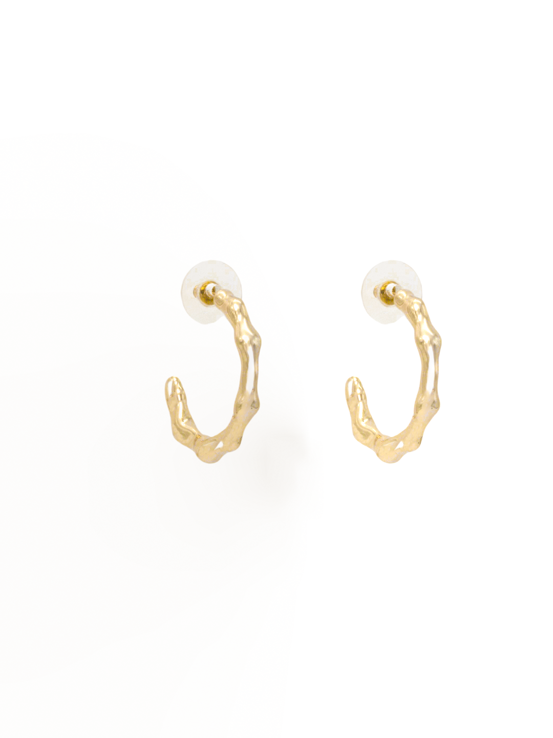 Itrani Molten Twist Sculpted Hoop Earrings