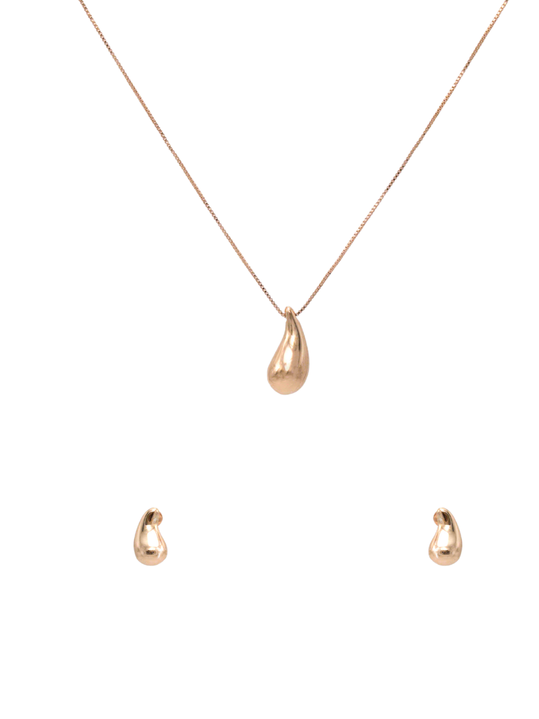 Itrani Liquid Teardrop Pendant Necklace – Modern Elegance Reimagined