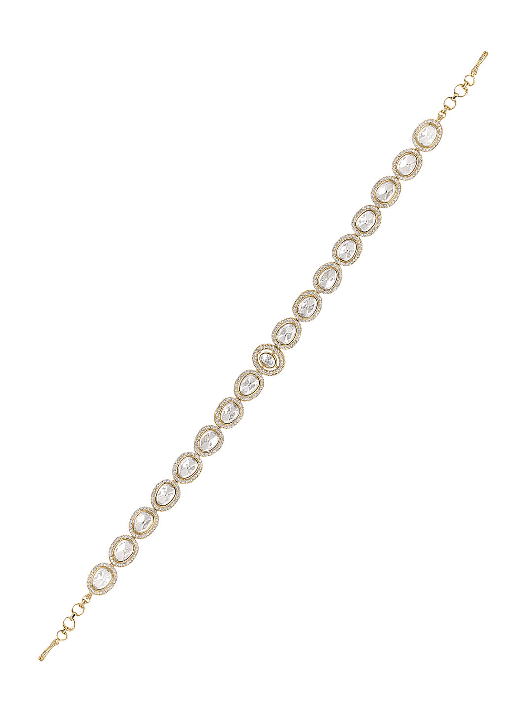 Itrani Oval Polki Radiance Sheesh Patti – Elegant Forehead Jewelry for Brides & Festive Wear