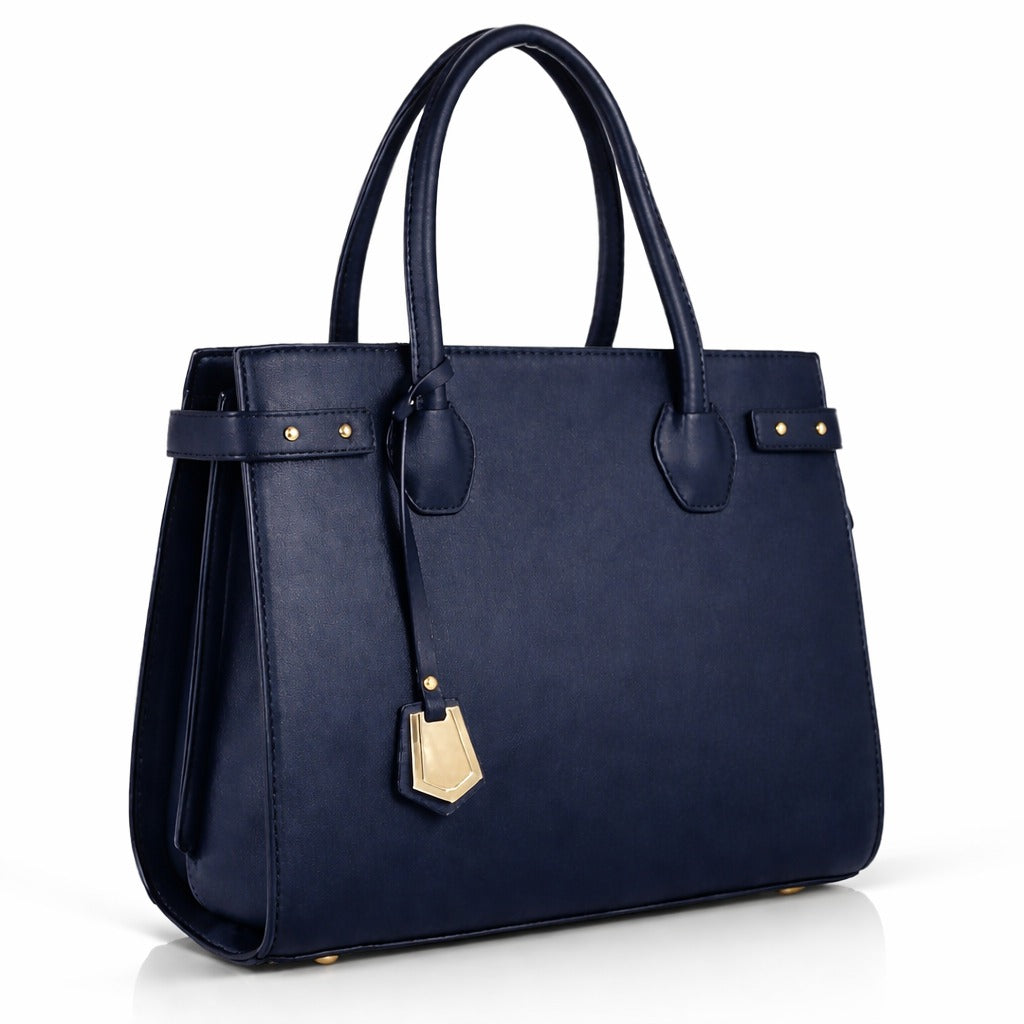 Itrani Blue Elegance Shoulder Handbag