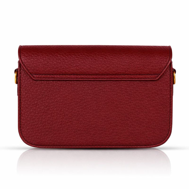 Itrani Marron Bloom Textured Shoulder Bag