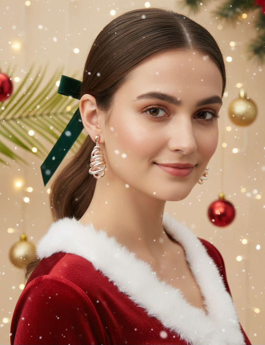 Itrani Spiral Luxe Drop Earrings