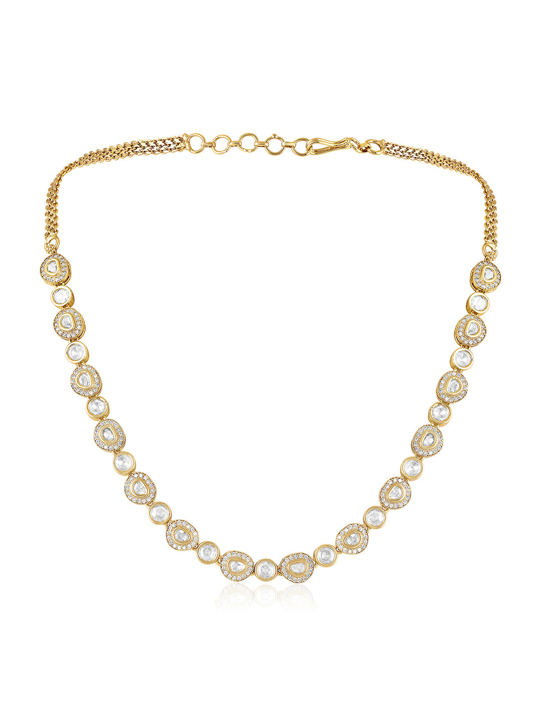 Itrani Gilded Grace  Pink Stone Necklace Set