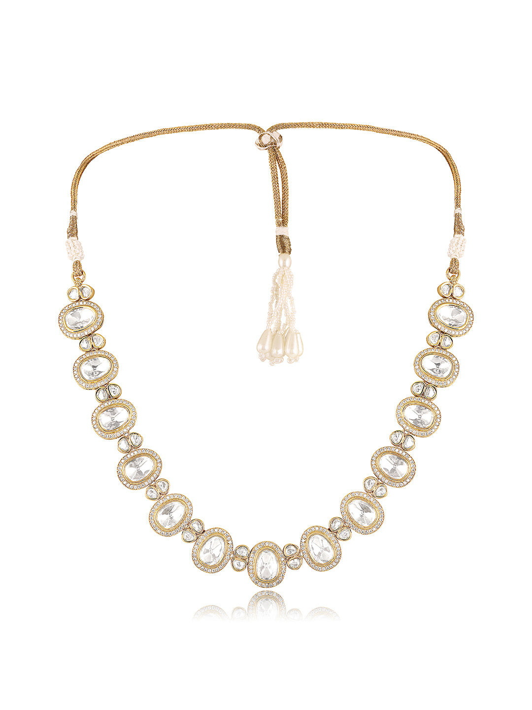 Itrani Blush Radiance  Pink Stone Necklace Set