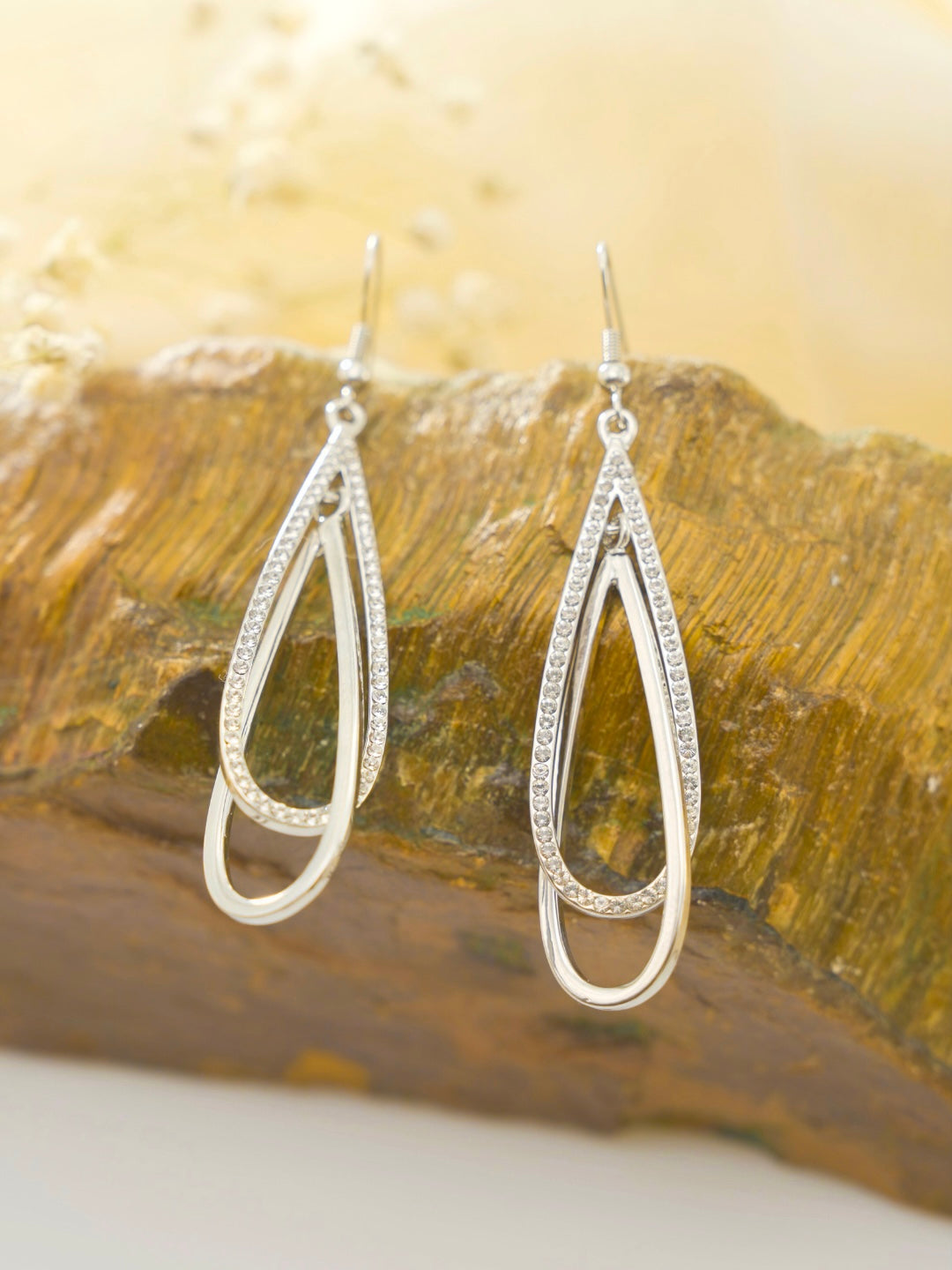 Itrani Celestial Teardrop Crystal Earrings