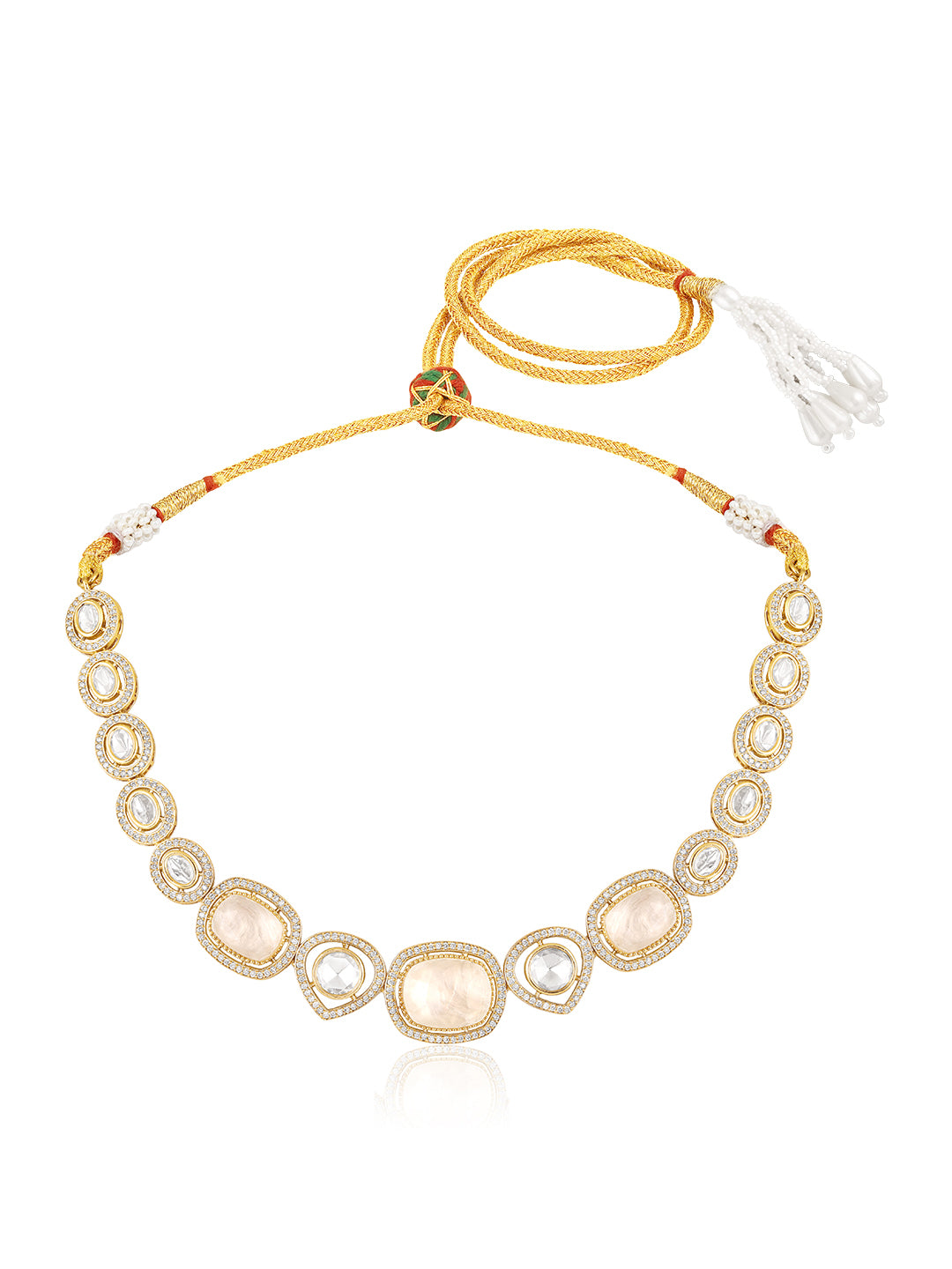 Itrani Blush Luxe Crystal Necklace Set