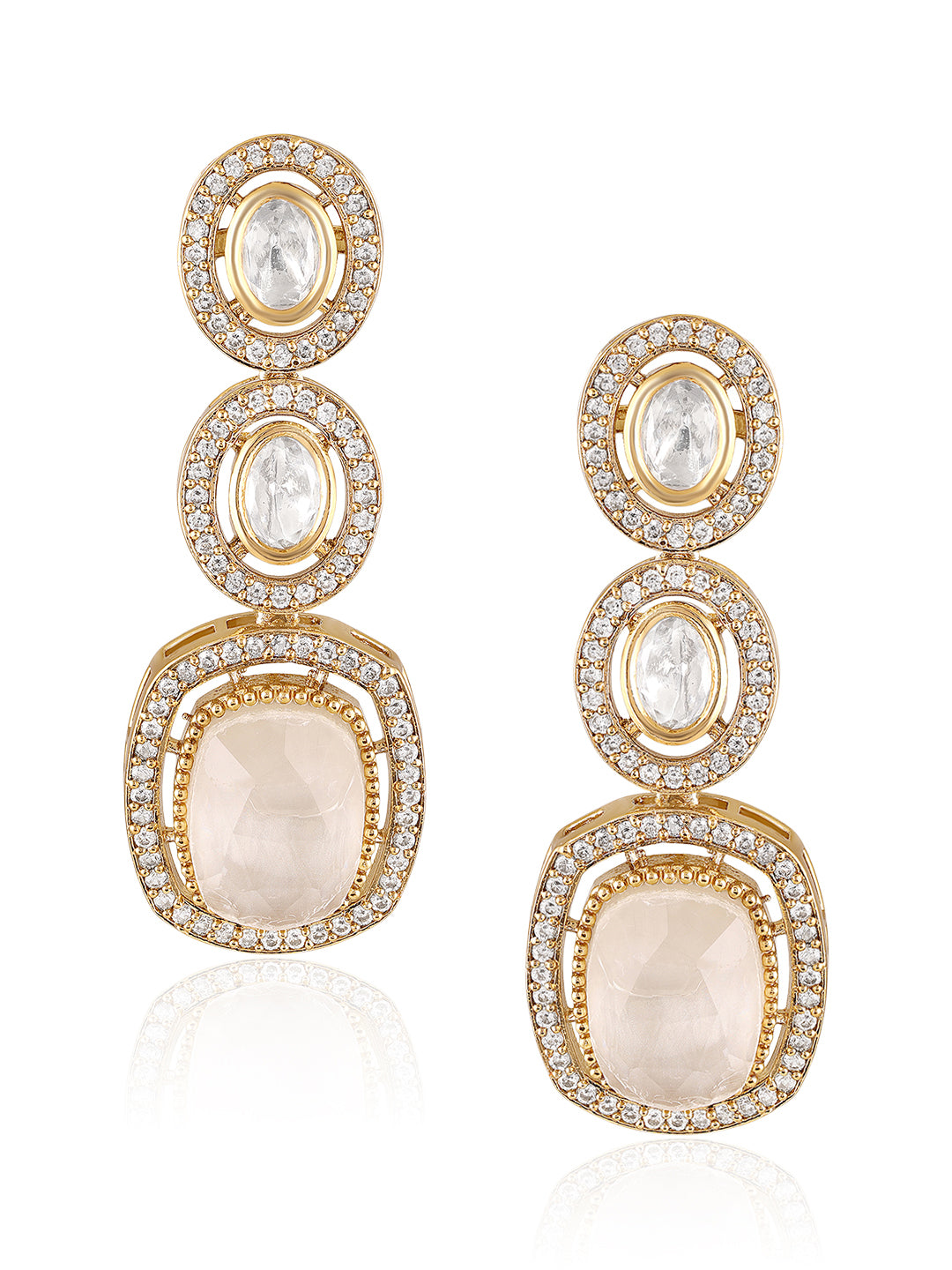 Itrani Blush Luxe Crystal Necklace Set