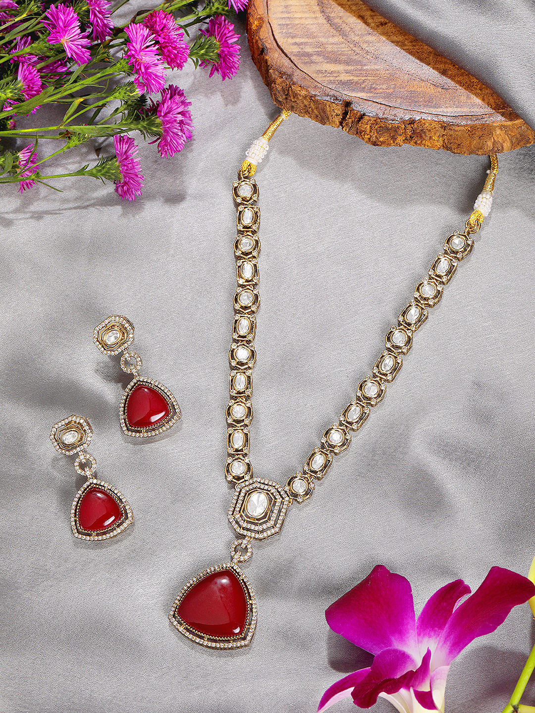 Itrani Ruby Majesty Necklace Set