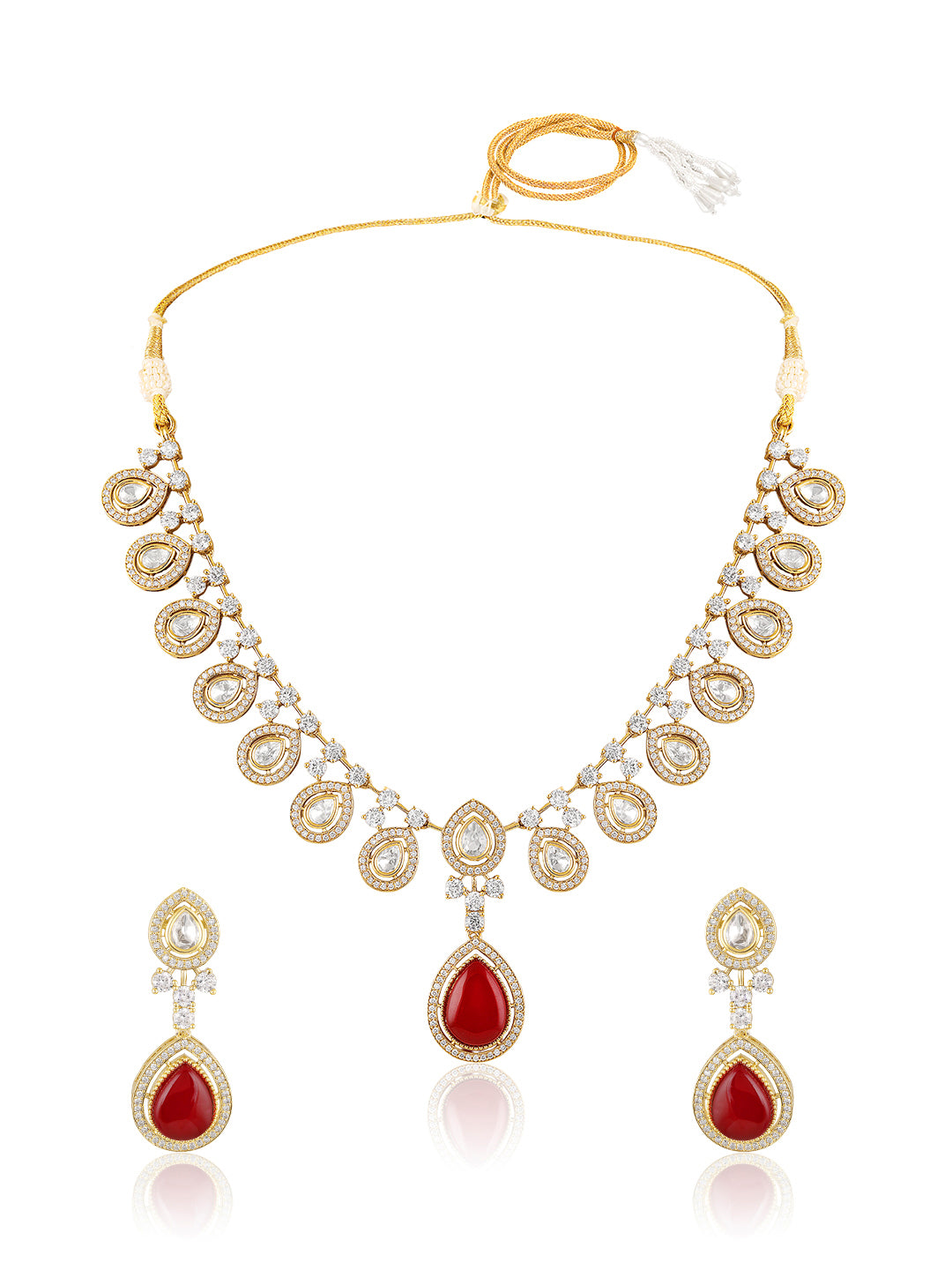Itrani Ruby Elegance Necklace Set