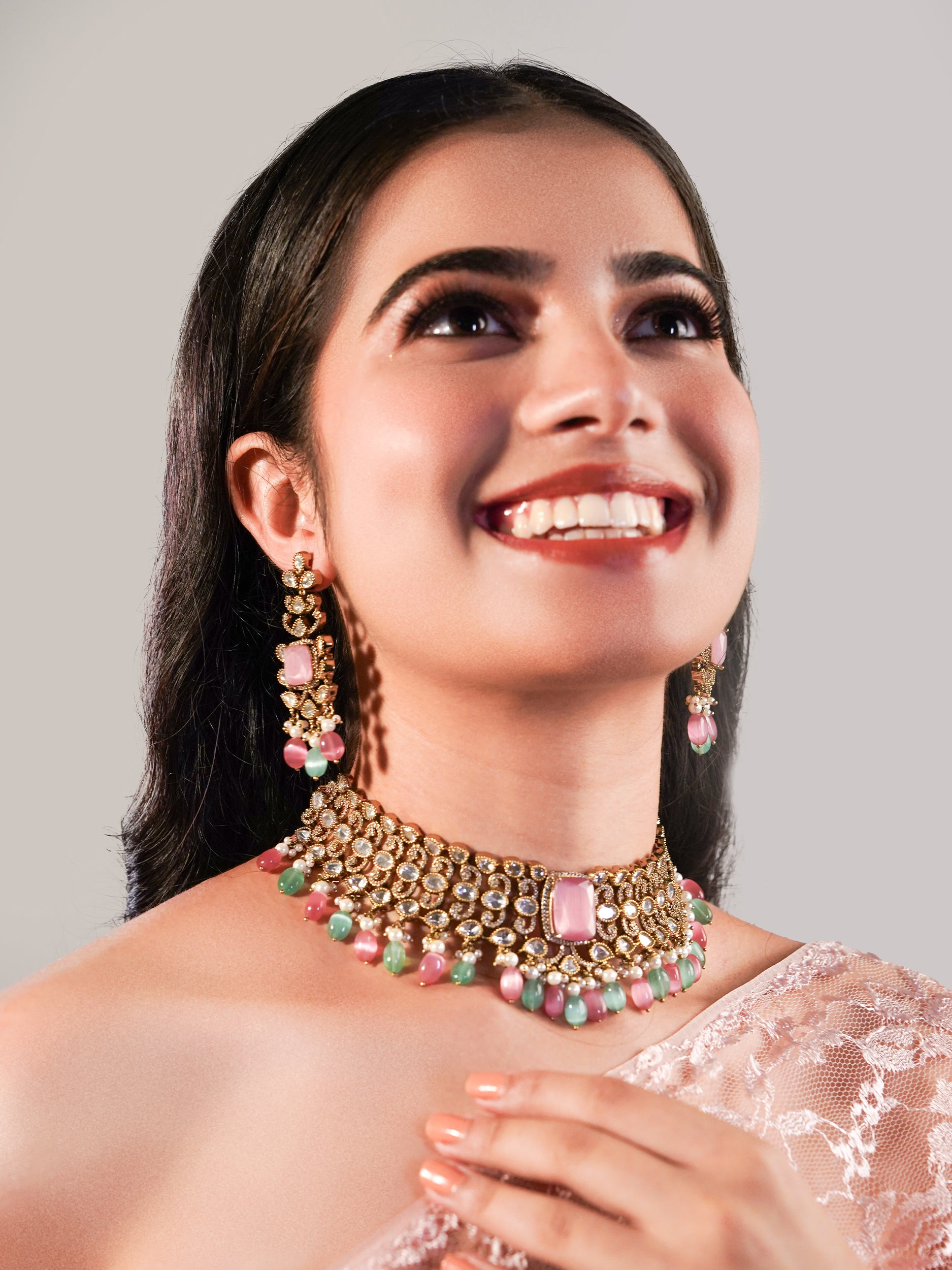 Itrani Rosé Radiance Pastle Colour Choker Set