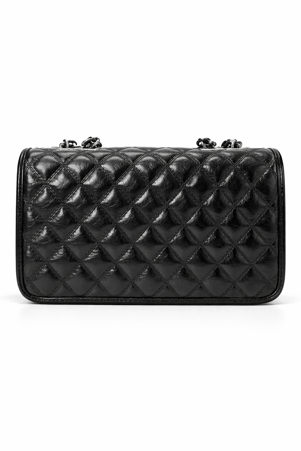 Classic Black Quilted Chain Shoulder Bag