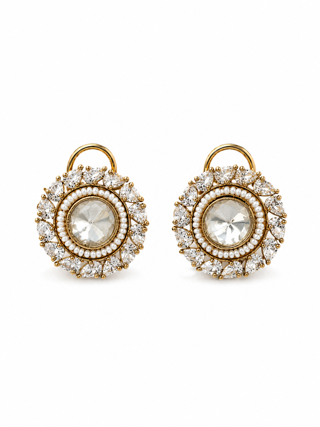 Itrani Gulnar Statment Earring-Anti Tarnish Cocktail Earring