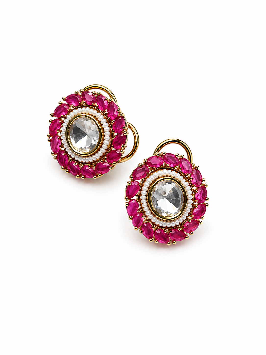 Itrani Gulnar Statment Earring-Anti Tarnish Cocktail Earring