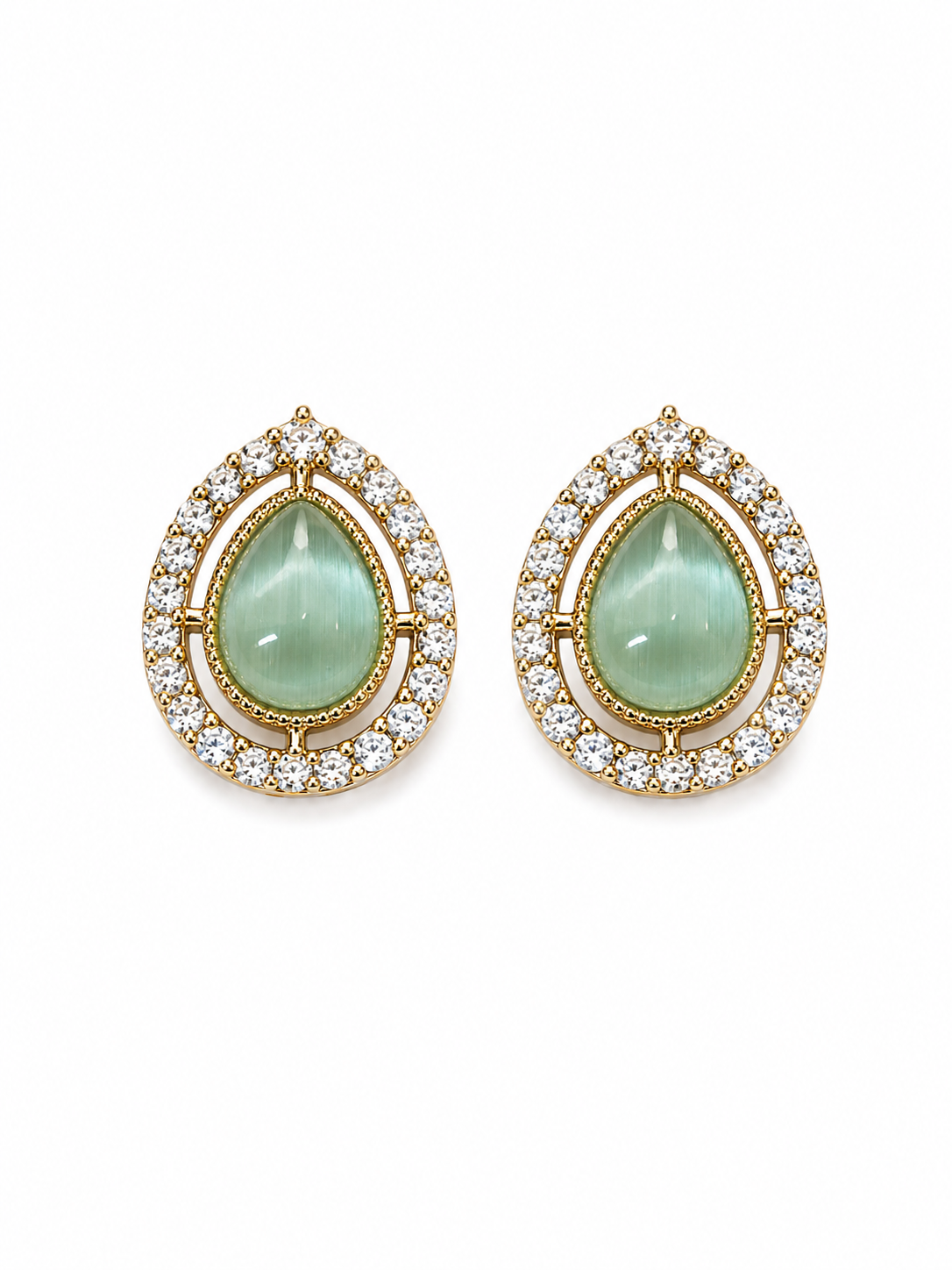 🎁 Itrani Grace Teardrop Crystal Studs (100% off)