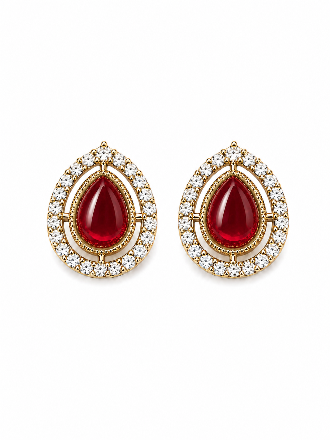 🎁 Itrani Grace Teardrop Crystal Studs (100% off)