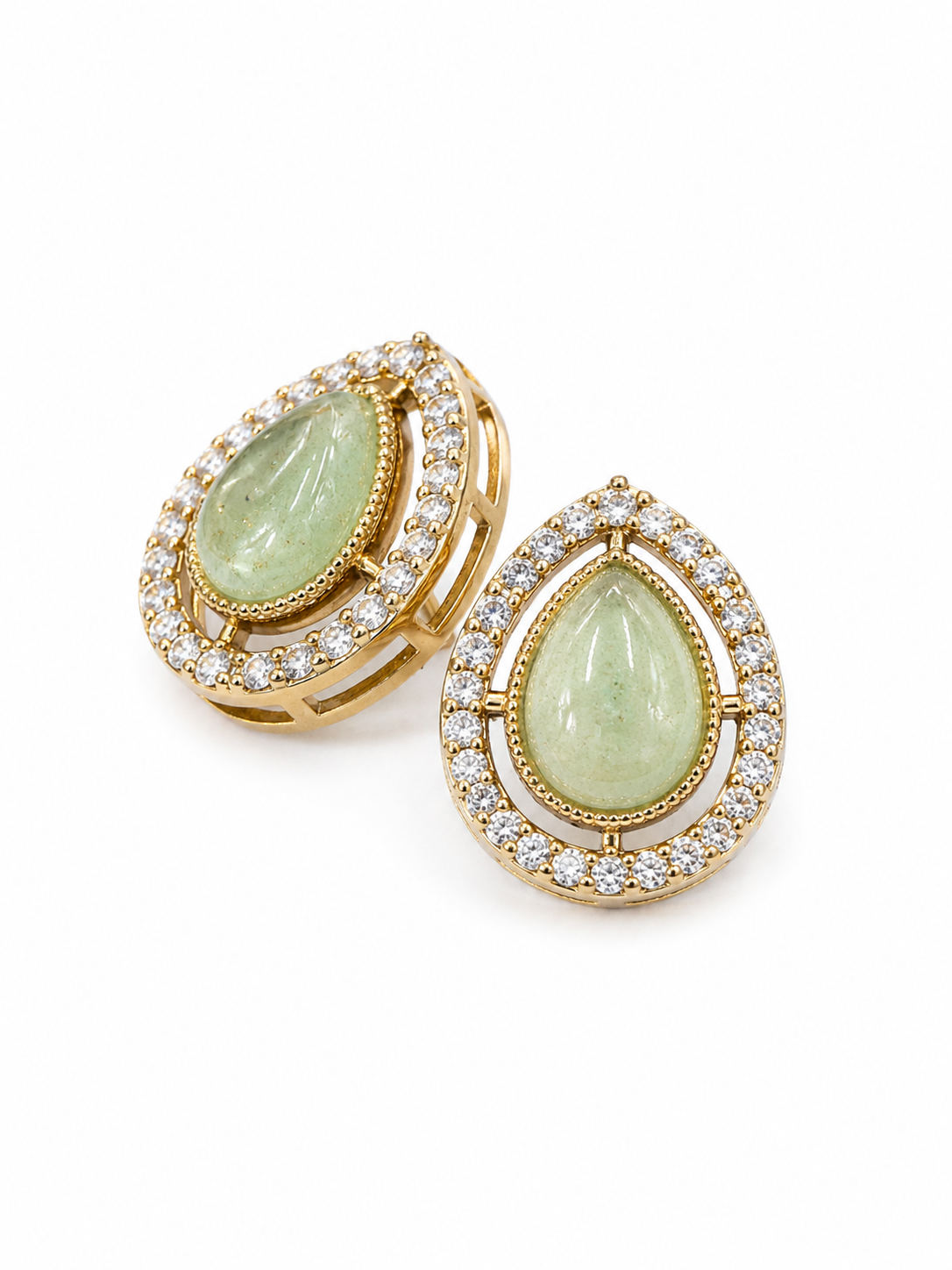 Itrani Grace Teardrop Crystal Studs