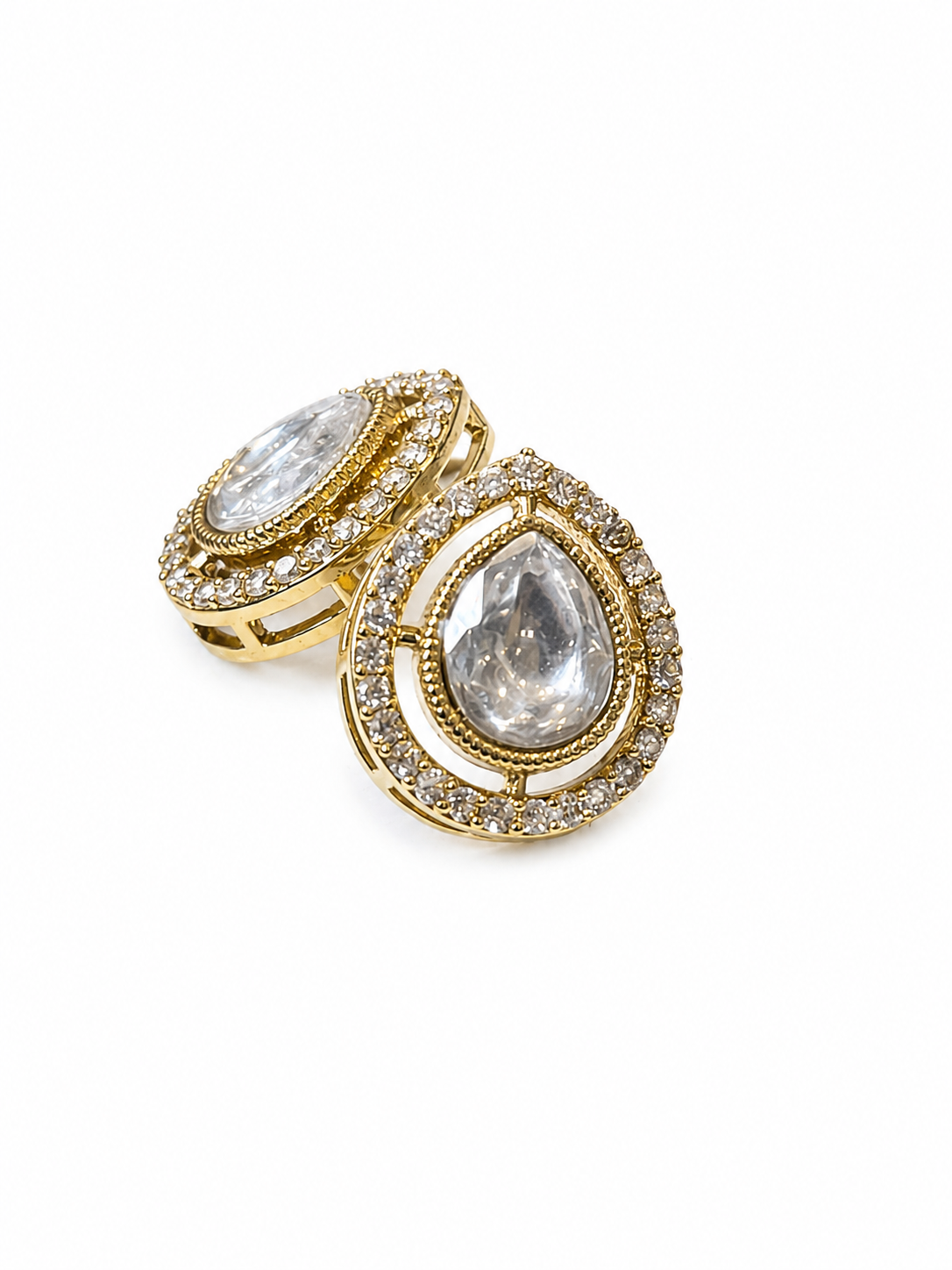 Itrani Grace Teardrop Crystal Studs