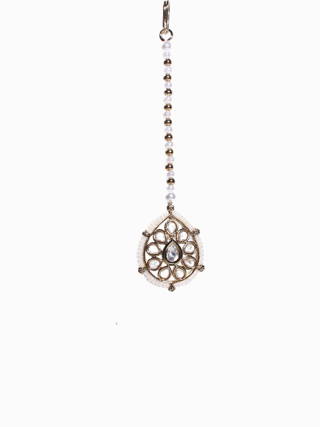 Antique Mehendi Finish Polki Choker Necklace