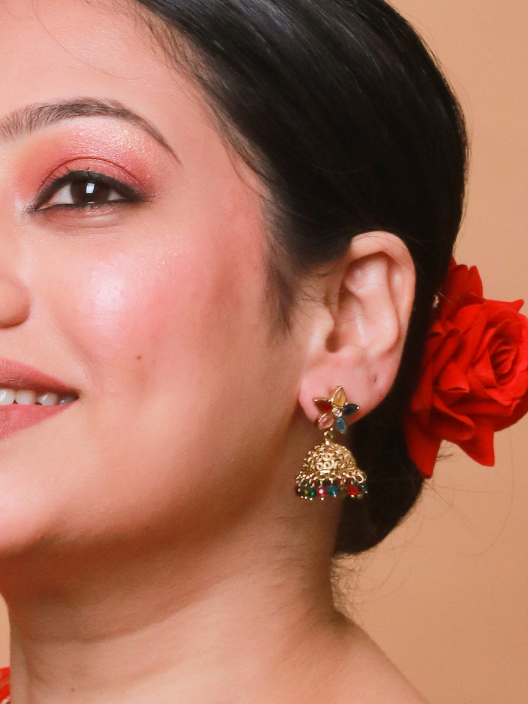 Festive Radiance Jhumkas