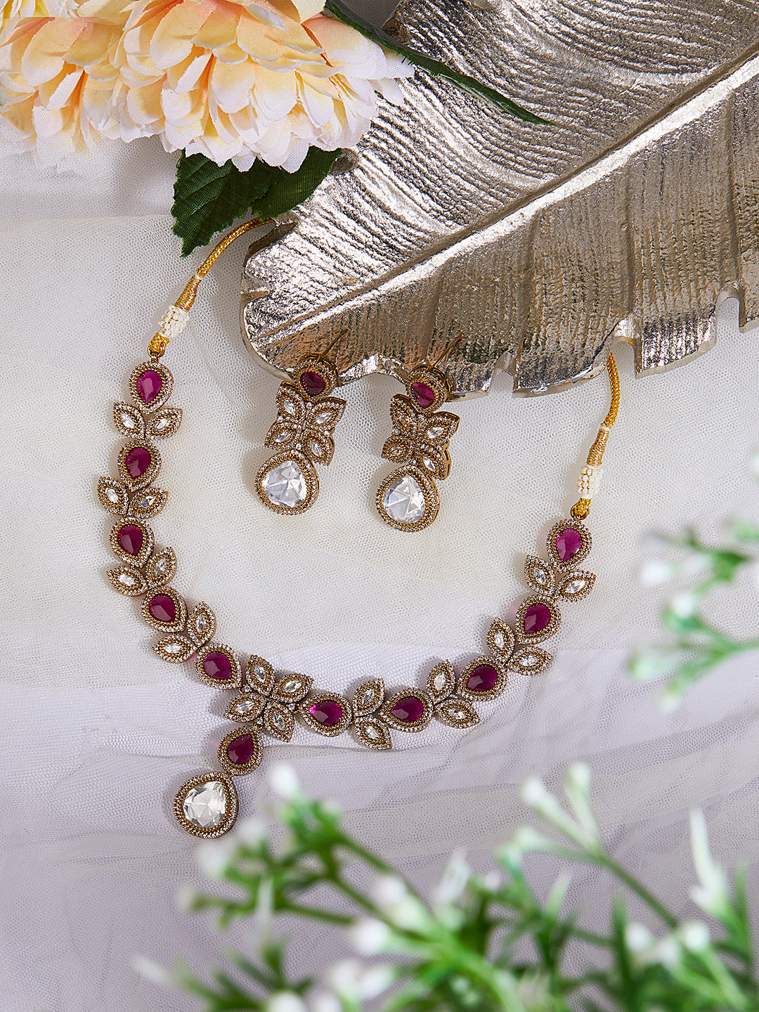 Itrani Rani Polki Grace Necklace Set