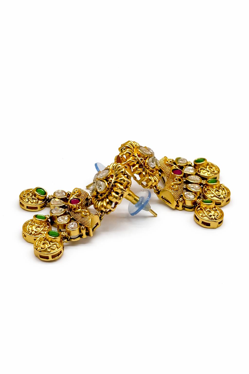 Itrani Traditional Rajwadi Mini Bridal Necklace Set