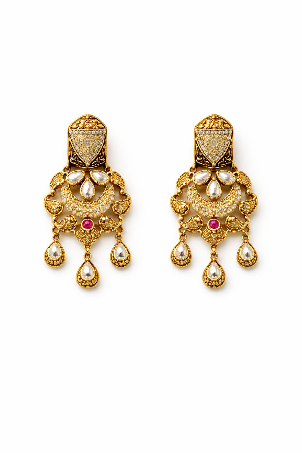 Itrani Regal Pearl Beaded Mid-length Pendant Necklace Set