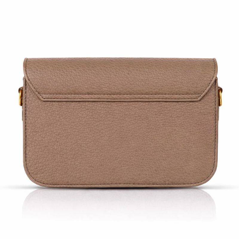 Itrani Brown Bloom Textured Shoulder Bag