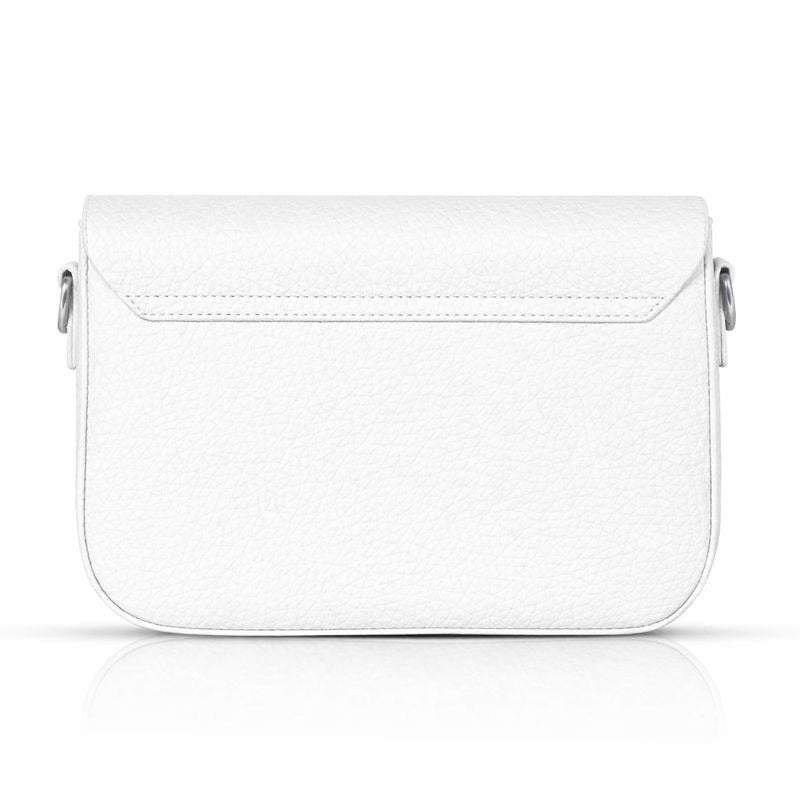 Itrani Urban Chic Rose White Crossbody Bag