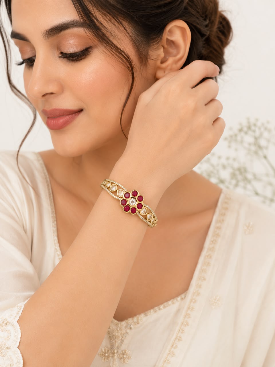 Itrani Aarohi  Anti-Tarnish Brass Bracelet