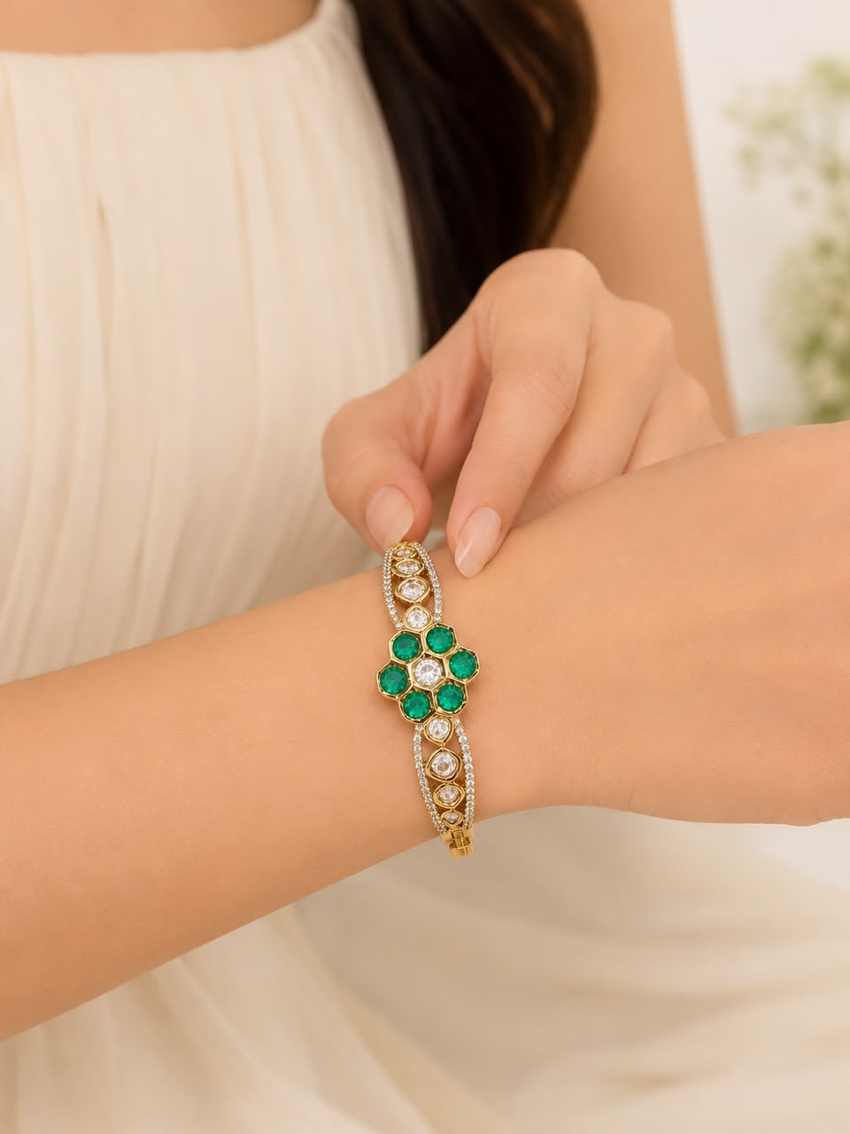Itrani Aarohi  Anti-Tarnish Brass Bracelet
