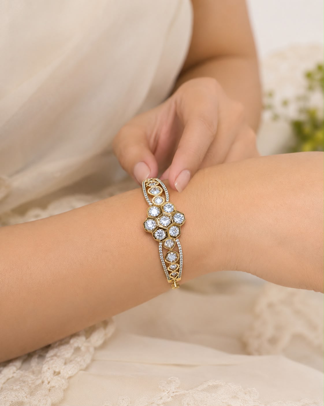 Itrani Aarohi  Anti-Tarnish Brass Bracelet