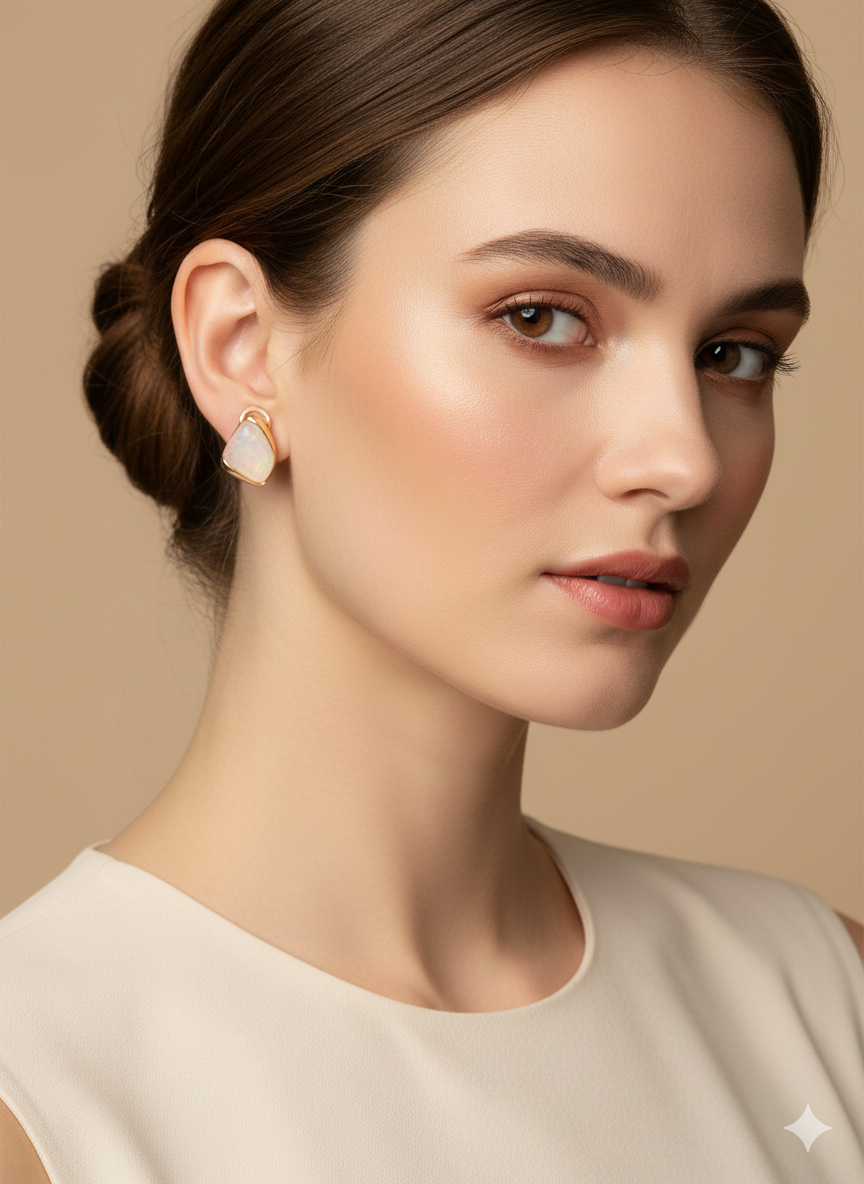 Itrani Blush Petal Studs